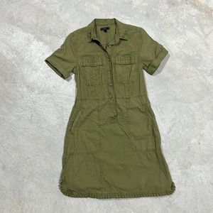 J Crew Dress, Army Green, Size 4